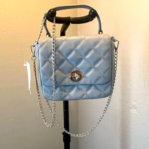 Kate Spade Gray Quilted Leather crossbody